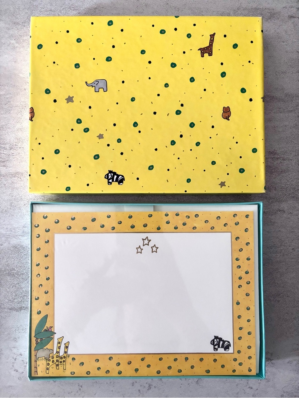 Vintage Crane Safari Note Card Set